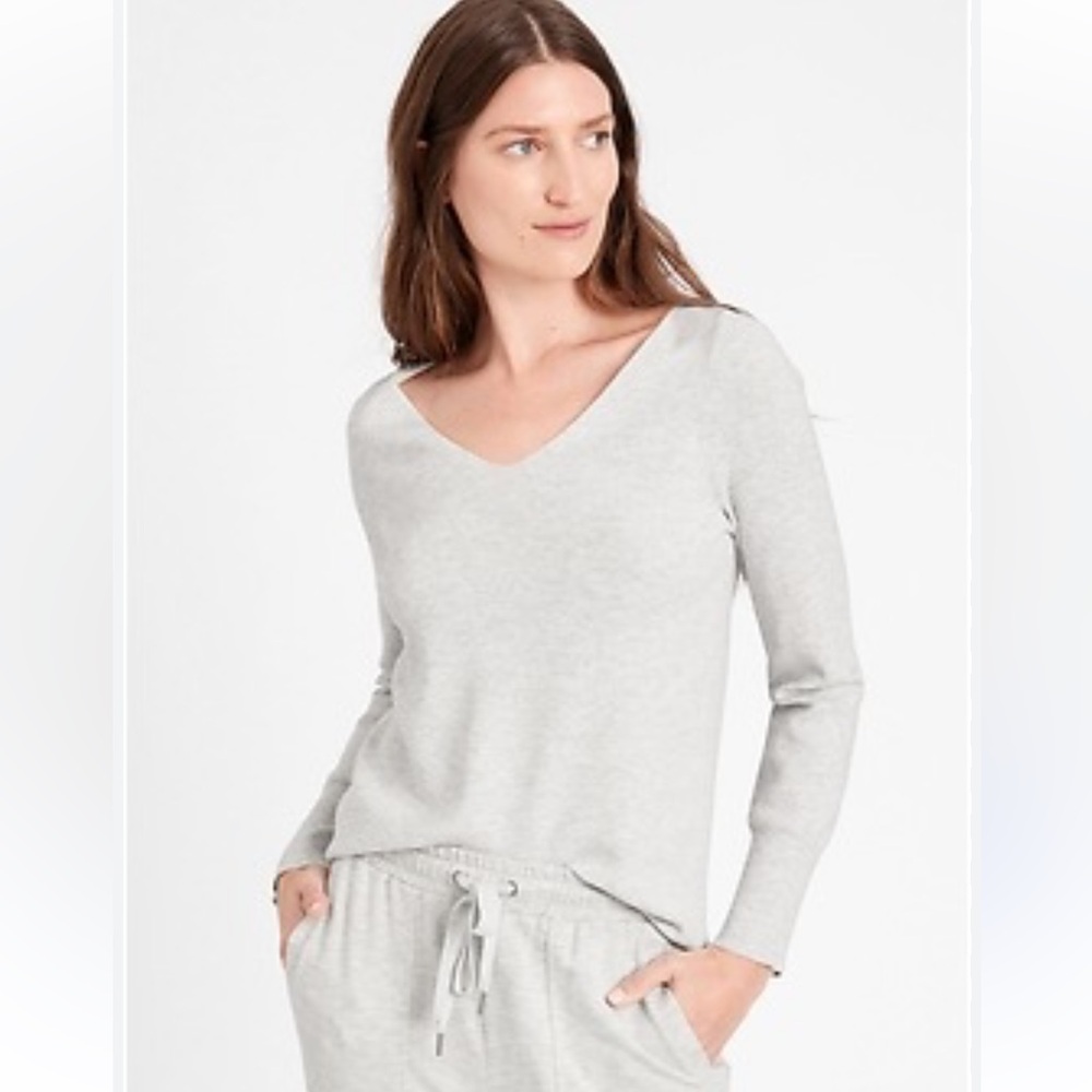 Banana Republic Wide V-Neck Sweater